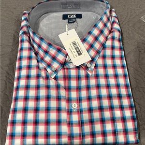 Long Sleeve Cutter&Buck Mens Dress Shirt